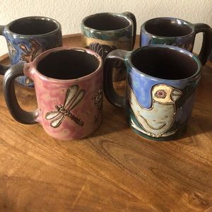 SOLD - All Five Ceramic Mugs Designed By ‘Mara’ have been SOLD!